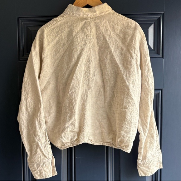 Mod Ref Cropped Linen Shirt - Picture 6 of 6